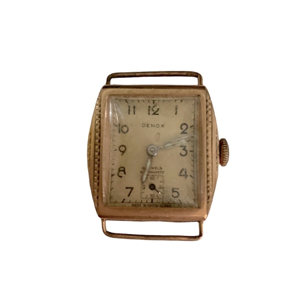 60’s RARE DENOX. COLLECTIBLE Working.Made in Switzerland. 15 jewels. unisex.